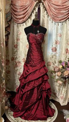 Details： Product : gh3101 Fabric：satin Color：as picture,Custom color Back Details:zipper 2000’s Prom Dresses, Prom Dresses 2000, 90s Quinceanera, Mcbling Prom Dress, 90s Red Prom Dress, Dark Red Dress Aesthetic, Prom Dress 2000s, 2000 Prom Dress, Enchanted Forest Prom Dresses