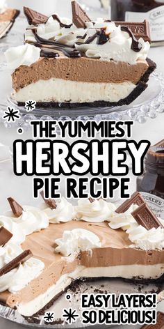 the yummyest hershey pie recipe