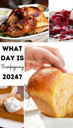 What day is Thanksgiving 2024? You might be looking at this question and thinking, well, duh, Thanksgiving is always on a Thursday! Yes, but what is the date of Thanksgiving? The actual date changes from year to year. It could be as early as November 22nd, as late as November 28th, or any day in between Best Stuffing Recipe, Classic Turkey, Honey Glazed Ham, Thanksgiving 2024, Potato Skin, Ham Glaze, What Day Is It