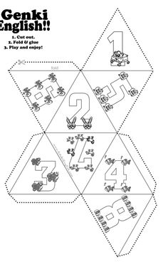 a printable worksheet for children to learn numbers