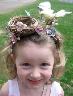 This headband is the perfect easter day addition to a festive dress for an adult or a child. Materials may very in color and size. Made to order. Crazy Hair For Kids, Easter Hat Parade, Easter Headbands, Crazy Hat Day, Mini Hats, Easter Hats, Hat Day, Wacky Hair Days, Crazy Hats