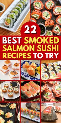 the best smoked salmon sushi recipes to try