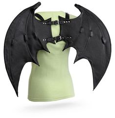 28 Accesorios para chicas que tienen alma de Dragón Toothless Costume, Leather Wings, Geek Toys, Bat Costume, Fest Outfits, Think Geek, Dragon Wings, Httyd, Pastel Goth