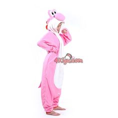 Our friend Yoshi. Is it a bird? Is it a plane? Sometimes, a onesie is the correct answer. Dinosaur Onesie Pink, Bunny Costume Women Onesie, Adult Onesie Pajamas Pokemon, Adult Disney Onesie, Plus Size Pokemon Costume, Woman Pokemon Costume, Adult Onesie Disney, Yoshi Halloween Costume, Yoshi Halloween