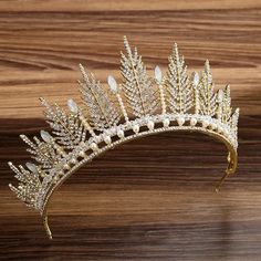 Leaf Tiara, Pearl Hair Accessories, Tiaras Jewellery, Crown Bridal, Hair Accessories Pearl