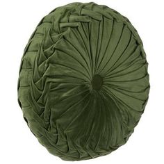 Dimensions: 16" H x 16" W x 4.81" D Shape: Circle Color: Green Content: 100% Polyester Quantity: 1 Care: Spot Clean Only Create an inviting space to relax in with this lovely Velvet Round Pillow. This plush pillow has a circular shape with a tufted center and a folded edge, all in a soft velvety material. Pair it with patterned pillows, warm blankets, and more for a cozy spot everyone will be eager to enjoy! Round Decorative Pillows, Yellow Pillows, Green Pillows, Round Pillow, Velvet Throw, Velvet Pillow Covers, Round Decor, Perfect Pillow, Velvet Throw Pillows