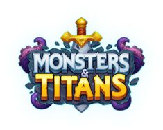 the logo for monsters and titans