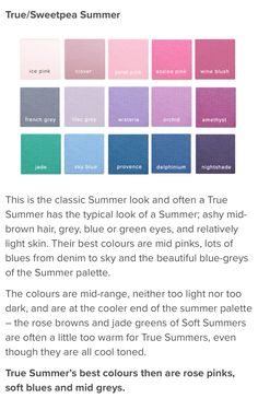 True Summer Color Palette Nail Polish, True Summer Nail Polish, True Summer Colors, Cool True Summer, Muted Wardrobe, True Summer Makeup, Summer Color Season