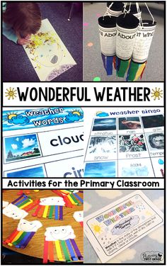 the wonderful weather activities for kids to play with