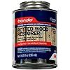 a can of wood restoreer on a white background