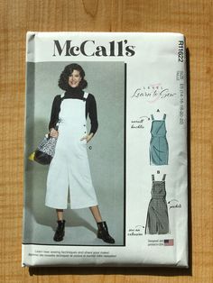 McCalls R11622 M8345 Misses Jumper Dress Patterns Includes 3 Jumper versions and full instructions. Sizes available:  A5 (6-8-10-12-14)       E5 (14-16-18-20-22) Patterns are new and uncut.  Great condition! Ships same or next day! Jumper Dress Pattern, Overalls Dress, Overall Dress, Jumper Dress, Dress Pattern, Dress Patterns, Overalls, Art Collection, Jumper