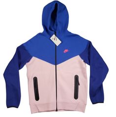 Nike Sportswear Tech Fleece Windrunner  -  Mens Size M Brand:  Nike Condition: New with Tags Product Details: Color: Game Royal/Pink Foam/Deep Royal Blue/Hyper Pink Style: Hoodie Style Code: FZ4709-480 Royal Pink, Nike Sportswear Tech Fleece, Deep Royal Blue, Hoodie Style, Nike Tech, Tech Fleece, Style Hoodie, Pink Style, Grey Nikes