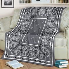 Hooded blanket stitching Bandana Blanket, Dining Room Chair Covers, Blue Bandana, Cuddling On The Couch, Classic Gray, Couch Throws, Red Bandana, Reading In Bed, Cool Summer