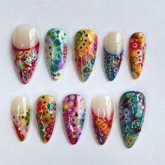 Blooming Gel, Hippie Nails, Gel Set, Gel Press, Pretty Gel Nails, Manicure Y Pedicure, June 30