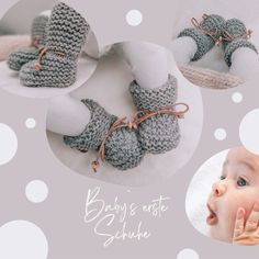 Die ersten Schuhe für dein Baby ♡ Wähle aus vielen verschiedenen Farben. Hier geht's zu meinem Etsy-Shop 🫶