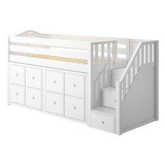 GREAT5 WC : Storage & Study Loft Beds Twin Low Loft Bed with Stairs + Storage Low Loft Bed With Storage, Stairs With Storage, Loft Bed Stairs, Dresser Bookcase, Loft Bed With Stairs, Twin Low Loft Bed, Queen Loft Beds, Loft Bed With Storage, Bed With Stairs