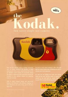 an advertisement for the kodak digital camera