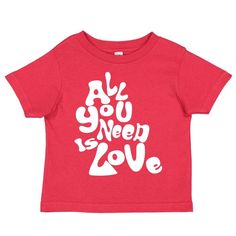 Red Graphic Tee, Cute Lazy Outfits, Red Tee, Lazy Outfits, Back To School Outfits, Red Shirt, All You Need Is Love, Red Tshirt, Work Shirts