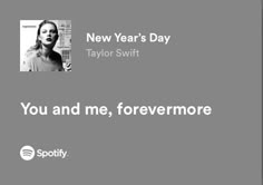 the new year's day cover with taylor swift, you and me, forever