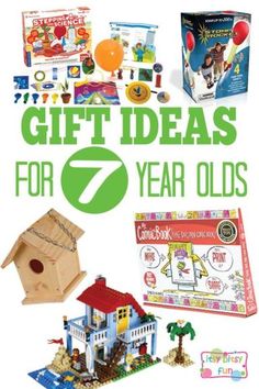 gifts for year olds with the words, gift ideas for year olds