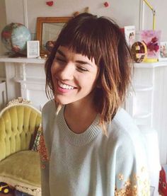 Medium Hairstyles With Bangs, Bangs With Medium Hair, Ombré Hair, Medium Hairstyles, Fringe Hairstyles, Ombre Hair Color, Trending Hairstyles