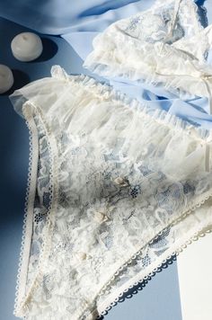 Elevate your bridal glow: The crotchless panty that has it all including scalloped trim, ruffled mesh, rosettes, and decorative bows. Yes, please! 💍✨ Decorative Bows, Scalloped Trim, Yes Please, High Waist, Lingerie, Mesh, High Waisted, Trim, Bra