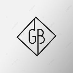 the letter g is inscribed in a diamond shape with black lines on a white background