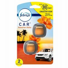 two car air fresheners in packaging