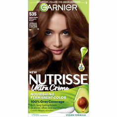 Nutrisse Ultra Crème 535 – Medium Golden Mahogany Brown Best Red Hair Dye, Pelo Color Borgoña, What Is Balayage, Mahogany Brown Hair, Dark Hair Dye, Garnier Hair Color, Medium Golden Brown, Golden Brown Hair, Color Conditioner