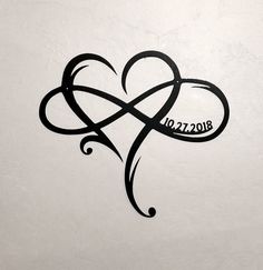 a black and white tattoo design with the word love on it