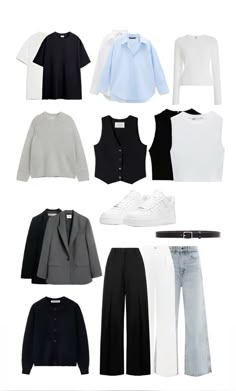 Capsule Wardrobe Casual, Simple Style Outfits, Look Formal, Clothes And Shoes, Capsule Outfits, Looks Street Style