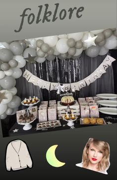 an image of a party with balloons and cake