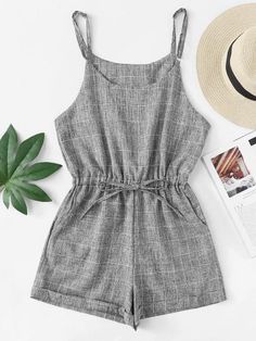 Find Your Aesthetic, Cami Romper, Jumpsuits And Romper, Romper Outfit, Crop Top Outfits, Tween Outfits, Cute Comfy Outfits, Teenager Outfits