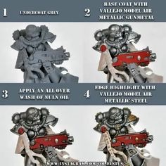 the instructions for how to make a metal warhammer