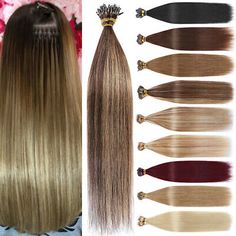 ad eBay - 12"-24" THICK Nano Ring Remy 100% Human Hair Extensions Micro Loop Bead Ombre - Buy Now, click the link (eBay) Nano Ring Extensions, 100 Human Hair Extensions, Hair Quality, Styling Products, Wigs Hair Extensions, Remy Human Hair, Human Hair Extensions, 100 Human Hair, Hair Extensions