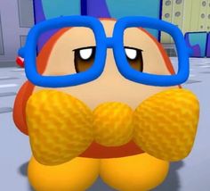 an animal crossing character wearing glasses and a bow tie with his hands on his hips