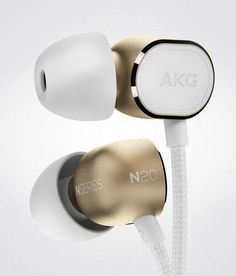 the earphones are designed to look like they're plugged into each other