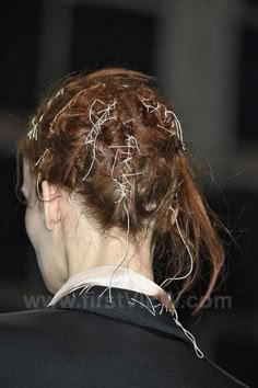 Catwalk Hair, Editorial Hair, Hair Arrange, Haider Ackermann, Hair Inspo Color, Crazy Hair, Hair Art, Hair Dos, Hair Designs