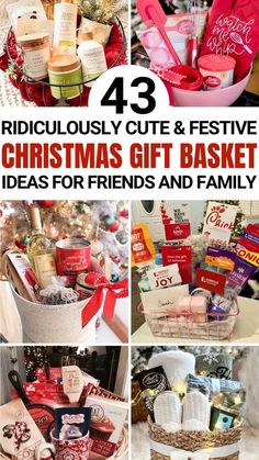 christmas gift basket ideas for friends and family