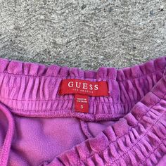 Pink velour Guess shorts. Marked size small.

#guess #2000s Guess 2000s, Women's Shorts, Womens Shorts, Pink