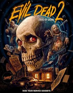 the poster for evil dead 2