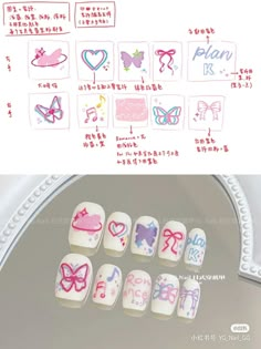 Svt Nails, Kids Nail Designs, Kutek Disney, Nail Art Studio, Nail Tape, Anime Nails