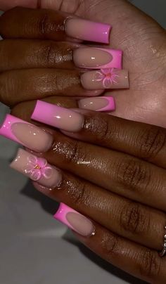 Swirl Nail Designs Square, Swirly Nail Designs Square, Nail Swirl Designs Simple Square, Pink Swirl Nails Square, Swirly Nail Designs Pink, Nail Inspo Square Long, Nail Inspo Square, Gel X Nail