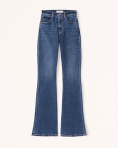 Women's Ultra High Rise Stretch Flare Jean | Women's Bottoms | Abercrombie.com Grinch Stocking, Gym Bicycle, Ysl Libre, Burberry Her, New Jean, Slouchy Jeans, Stocking Holder, Androgynous Style