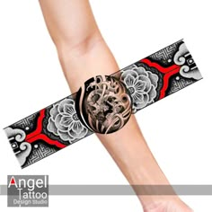 This design is based skull tattoo with dots shading pattern #armband Armband Japanese Tattoo Design, Skull Band Tattoo, Chinese Armband Tattoo, Asian Band Tattoo, Skull Armband Tattoo, Japanese Armband Tattoo, Japanese Arm Band Tattoos For Men