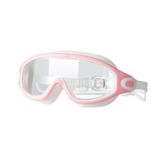 the goggles are pink and white