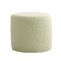 a white stool that is made out of foam