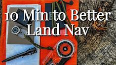 an orange book with scissors and other items on it that says, 10 min to better land