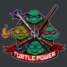 the teenage mutant ninja turtles t - shirt is on display