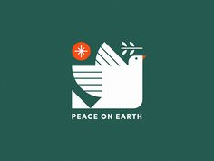 the logo for peace on earth